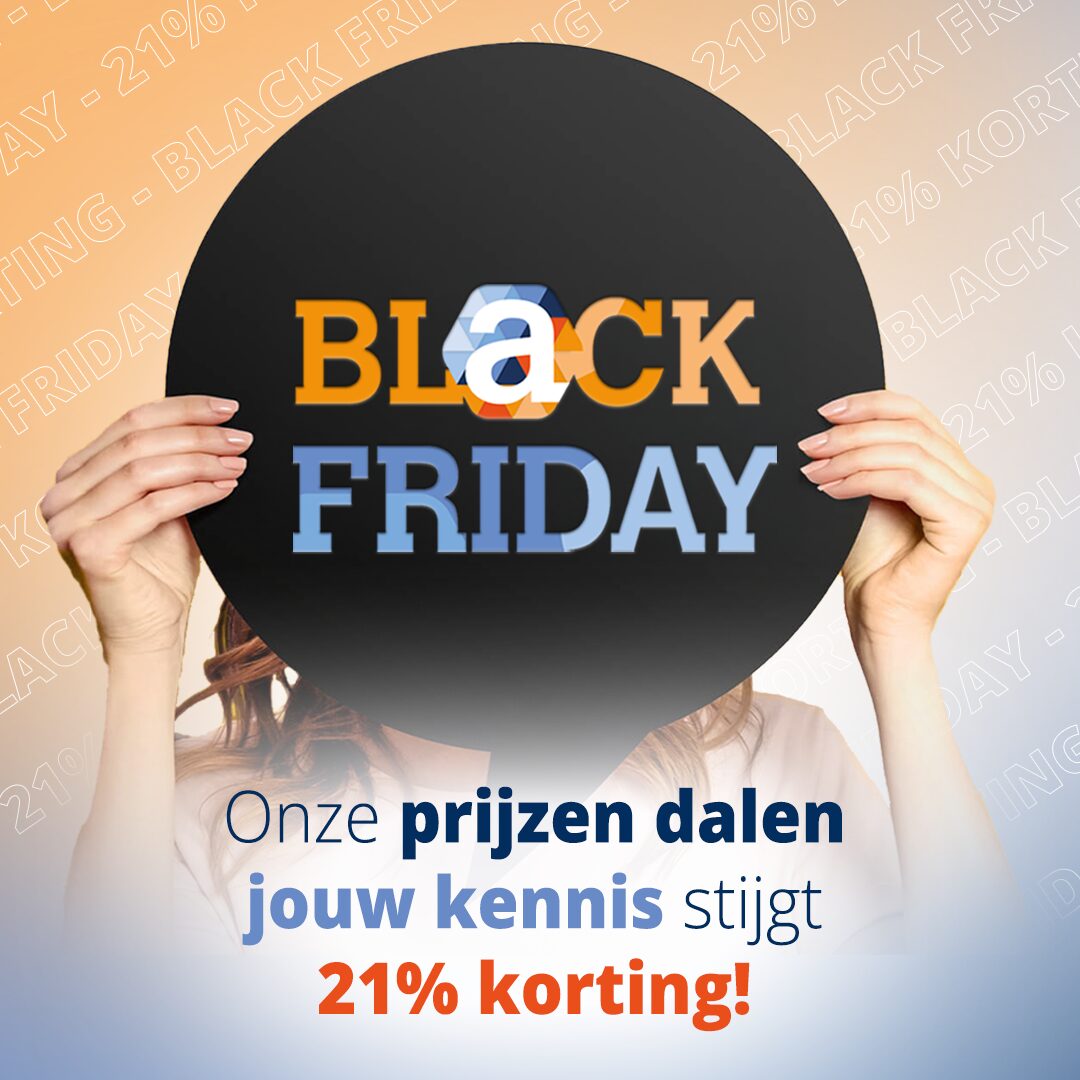 Banner van AvA Black Friday